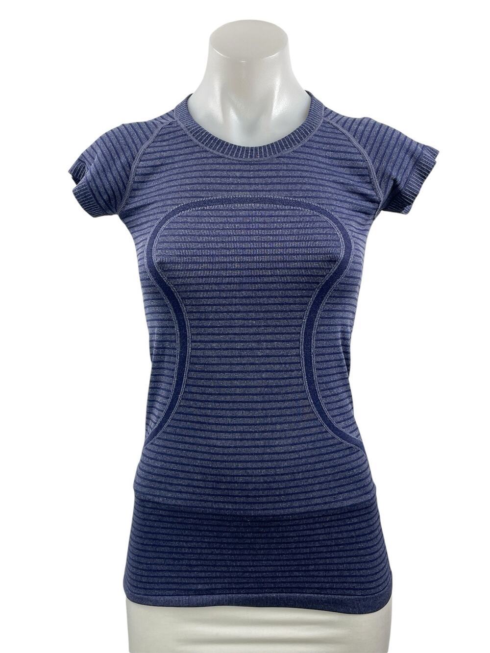 Lululemon Swiftly Tech Women's Blue Short Sleeve Athletic T Shirt Tee Top Size S
